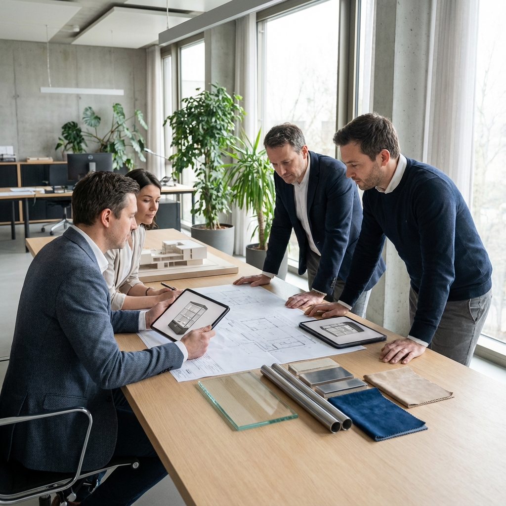 Jewelry display cabinet design process