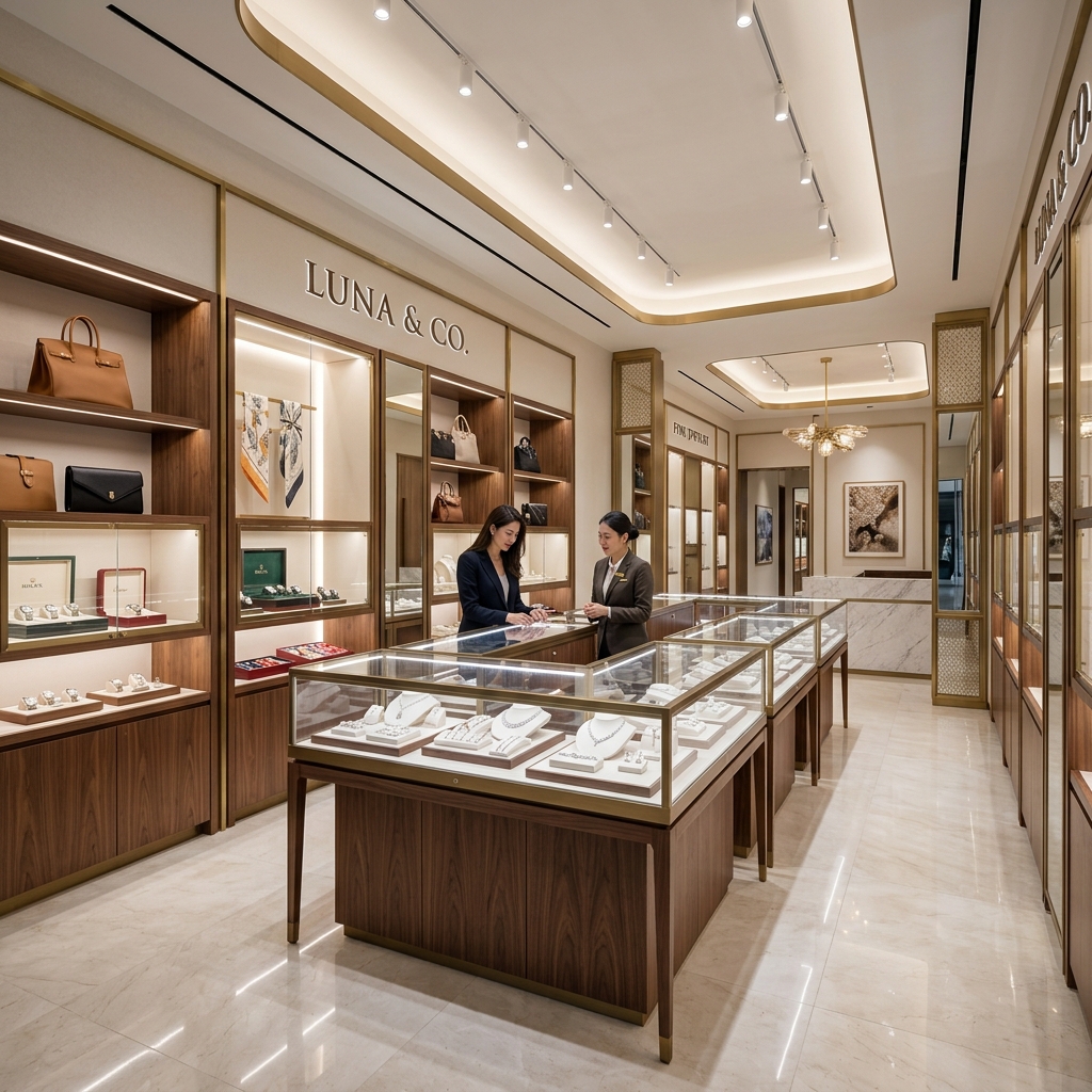 Agencements et vitrines de magasin