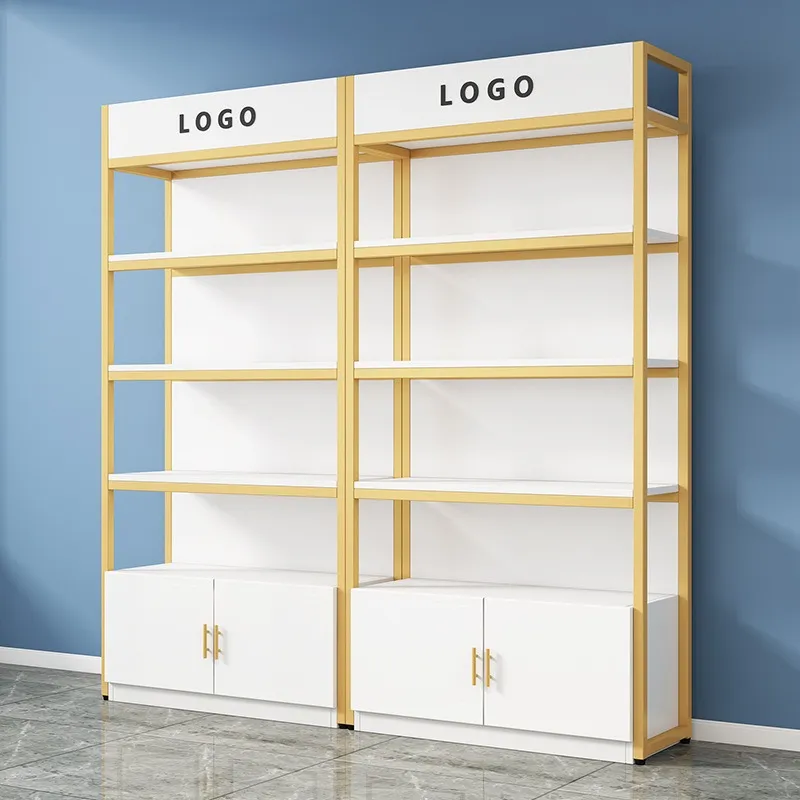 Rafu ya Kuonyesha Vipodozi - Rafu za Chuma za Rejareja kwa Maduka ya Urembo - Image 2