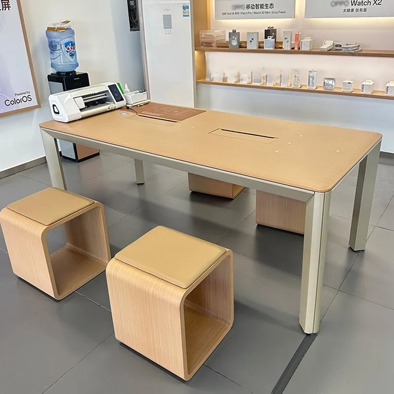 Mobile Phone Display Table with Seating Set - Smartphone Store Furniture - Image 5