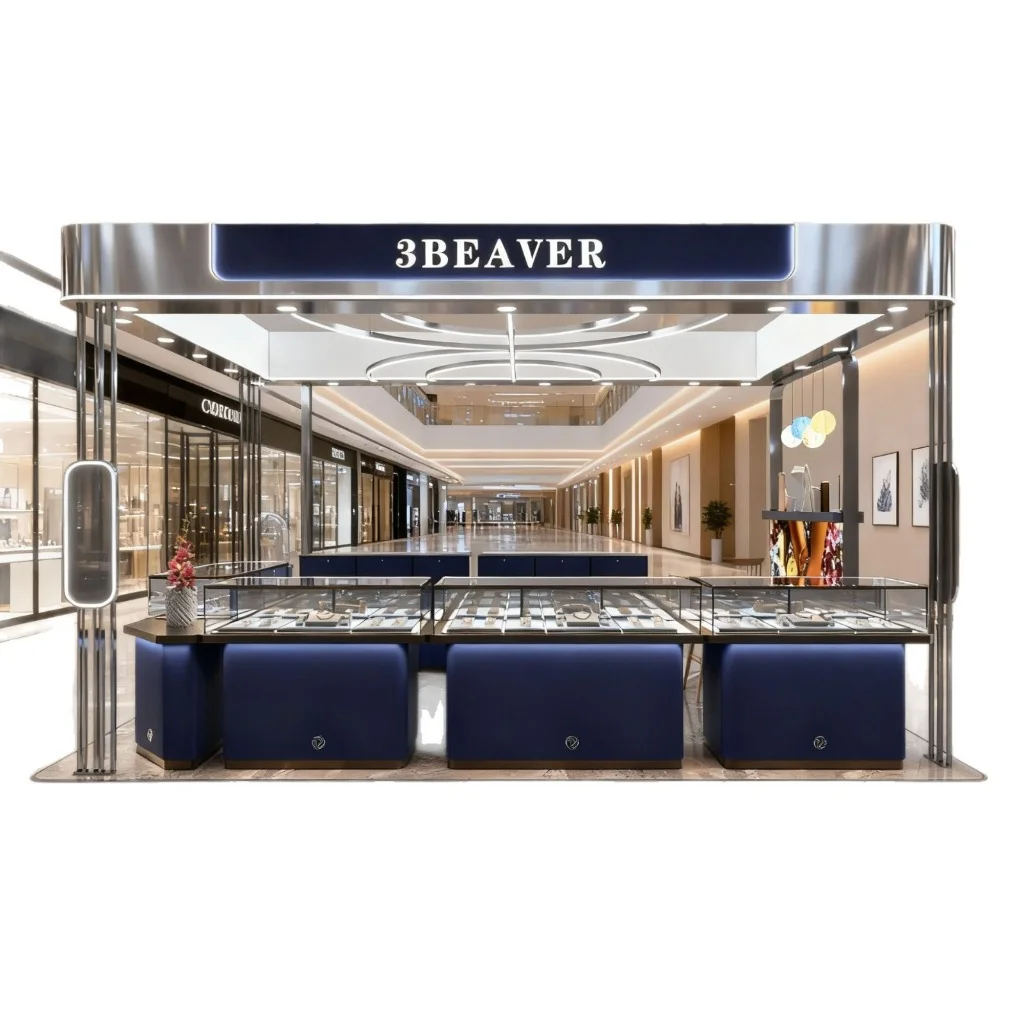 Schmuck-Kiosk für Einkaufszentren - Einzelhandels-Display