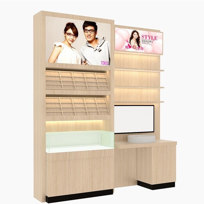 Optical Glasses Display Cabinet | LED Retail Eyewear Showcase - Image 2